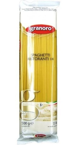 Pasta Spaghetti Ristorante 500g Tallarin Granoro Italia