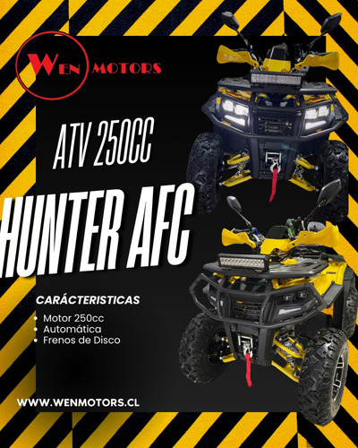 Atv 250cc Modelo Hunter Afc