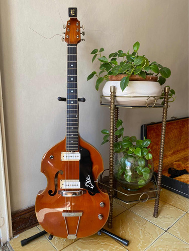 Guitarra Eléctrica Eko 395 Violín 1960 Vintage