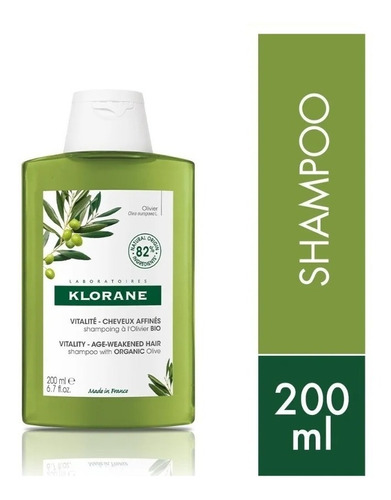 Shampoo Klorane Olivo Vitalidad X 200 Ml