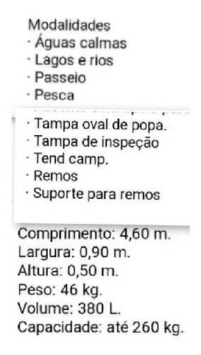 Canoa Canadense Brudden Última Unidade