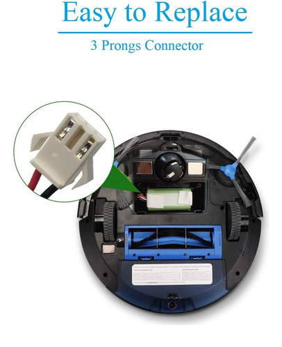 Anhotech Batería De Repuesto Compatible Con Ecovacs Deebot