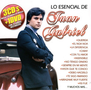 Juan Gabriel Lo Esencial De 3cd,s + 1dvd