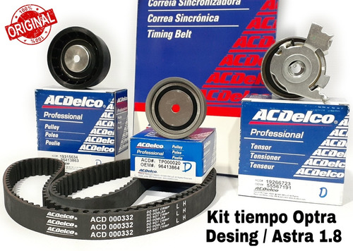 Imagen 1 de 5 de Kit De Tiempo Optra Desing O Limited Original Acdelco Tienda