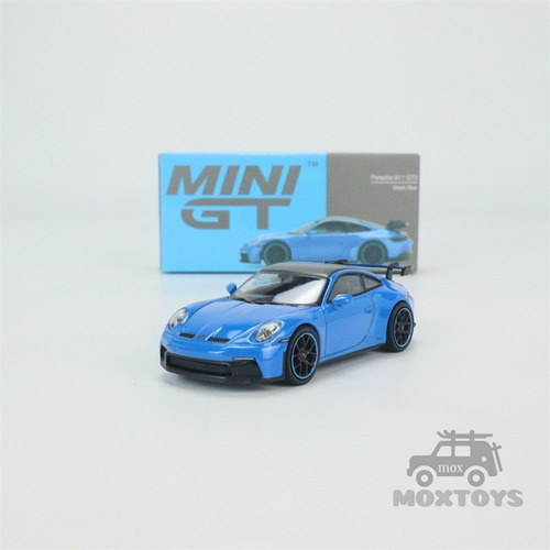 Mini Gt 1:64 Porsche 911 (992) Gt3 Blue Tiburon [u] [u]