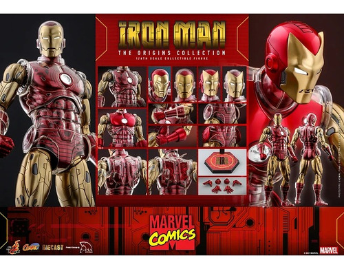 Figura  Coleccion Iron Man Marvel Comics 1/6 , Disponible Ya