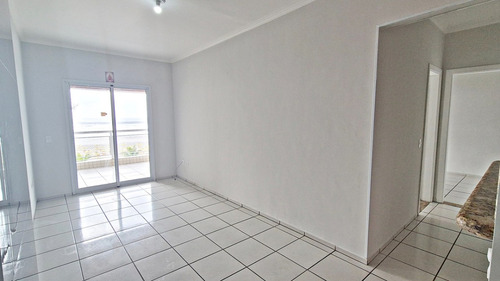 Frente Para O Mar, 2 Dormitórios, Suíte, Ampla Sacada, Garagem, R$ 520 Mil, Ocian, Em Praia Grande - (ap1375).