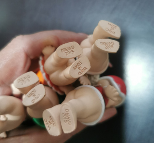 Sonny Ángeles Lote 5 Querubines Bellos Kewpie Minis 8 Cms (Usado)