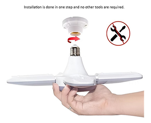 Bombilla Led Con Forma De Abanico E27 Para Lámpara De Techo