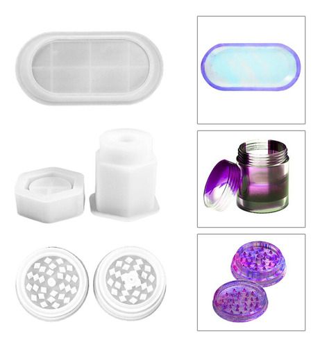 Molde De Resina Para Molinillo Transparente - Molde De