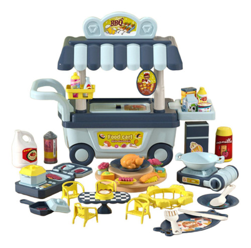 Juego De Simulación De Carrito De Barbacoa, Juego De