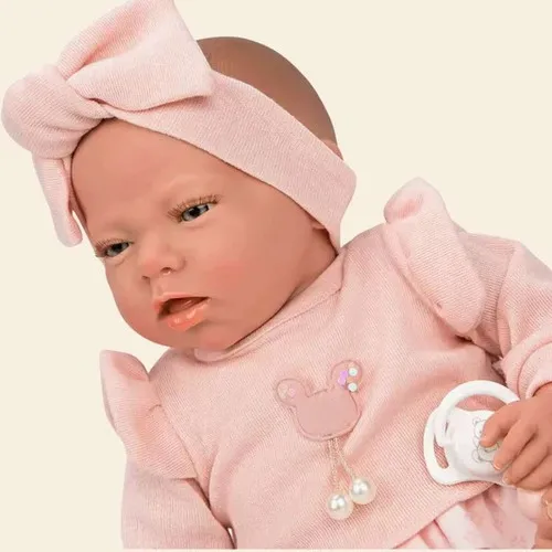 Muñeca Bebé Realista Reborn Arias Sofia Con Cojin 40cm 98121