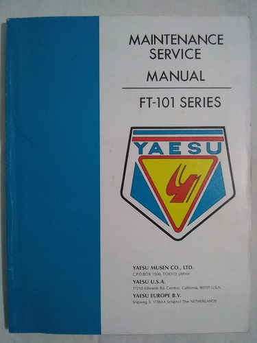 Manual De Servicio Y Mantenimiento Radio Yaesu Ft-101. Ak58