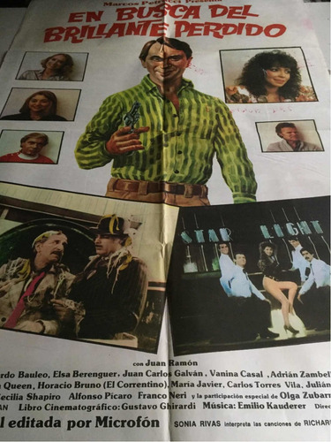 Poster En Busca Del Brillante Perdido-juan Ramon (ver Foto) (Usado)