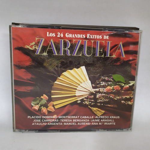 Cd 24 Exitos De La Zarzuela 2 Discos Original 