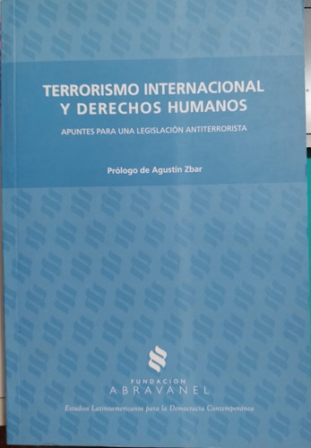 Zbar - Terrorismo Internacional Y Derechos Humanos