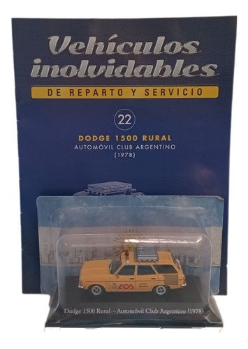 Auto Coleccion Reparto Y Servicio Dodge 1500 Rural Aca 1978