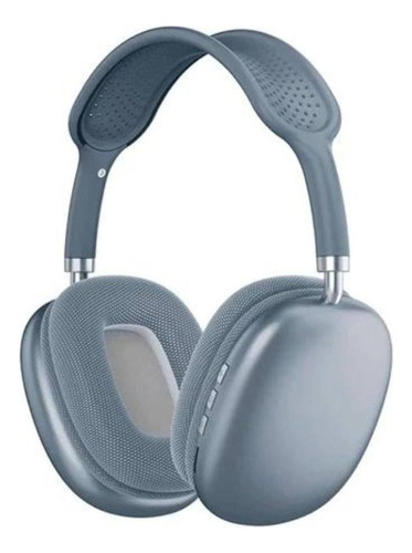 Auriculares inalámbricos Bluetooth con micrófono Max P9 Air Premium, color azul