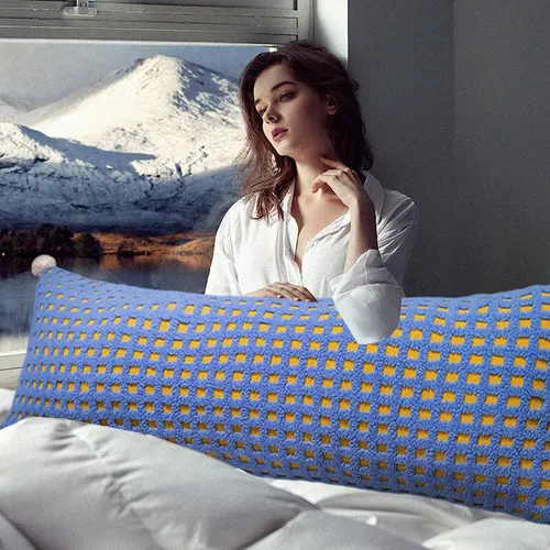 Almohada Larga De Terciopelo Suave, Especial Para Que Las Ni