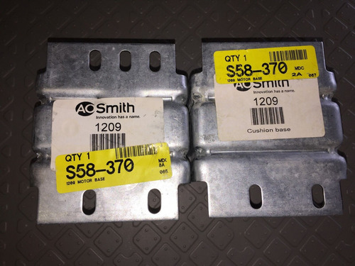 Ao Smith 1209 Cushion Base Motor Mounts S58-370 Lot Of 2 Cch