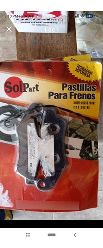 Pastillas De Freno Delantero Para Moto Dr 650 Marca Solpart