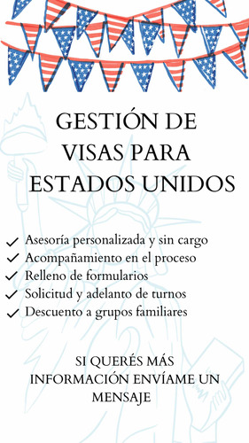 Gestión De Visas De Turismo Para Estados Unidos