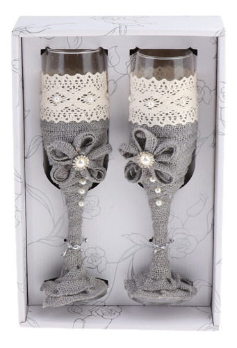 Copas De Champán Para Bodas Para Novios, Decoración De Crist