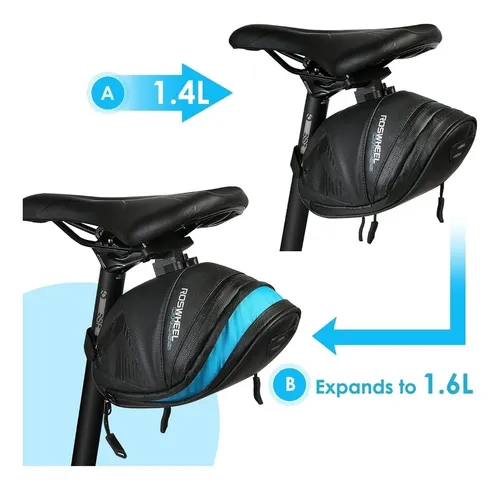 Bolso Bicicleta Mochila Asiento 1 6 Litros Nuevo Acepto T. C