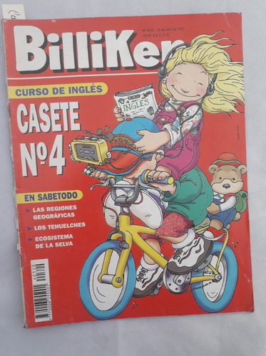 Revista Antigua * Billiken * N° 4032 Hist Mafalfa C/recorte