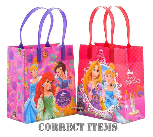 Disney Princess Paradise - Bolsas De Regalo Reutilizables (1