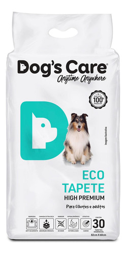 Tapete Higiênico Dogs Care High Premium 30 Unid. 82 X 60cm