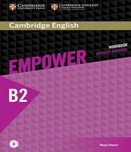 Cambridge English Empower - Upper-intermediate B2 - Workbook, De Rimmer, Wayne. Editora Cambridge, Capa Mole Em Inglês