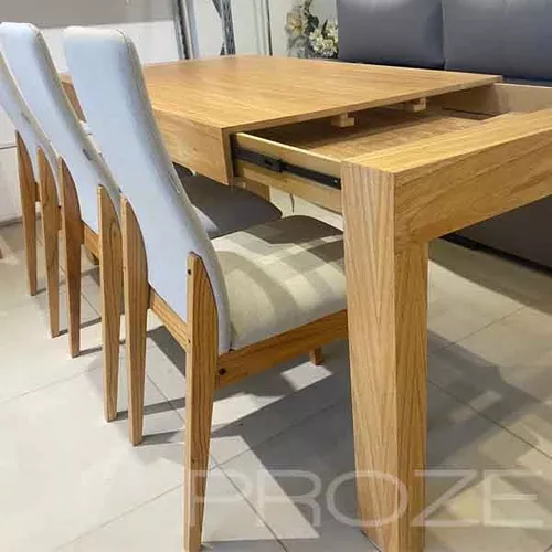 Mesa Comedor So Madera Paraiso 160x 90 Extensible A 210mts