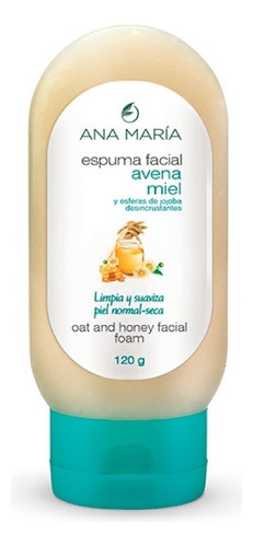 Ana Maria Espuma Facial Avena - Miel 120 - g  Momento de aplicación Día/Noche Tipo de piel Normal a seca