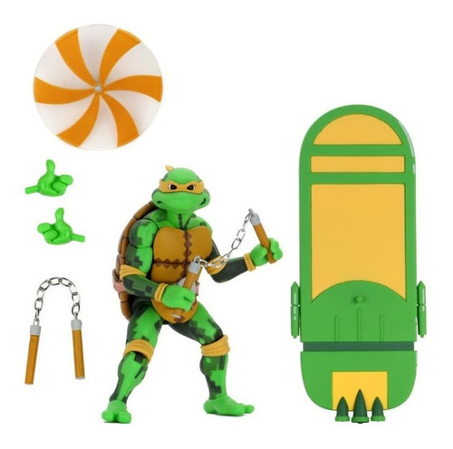 Michelangelo Tortugas Ninja Neca Tmnt Turtles In Time Nuevo
