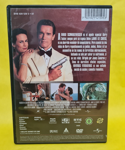 Dvd / Mentiras Verdaderas / True Lies / Schwarzenegger (Usado)