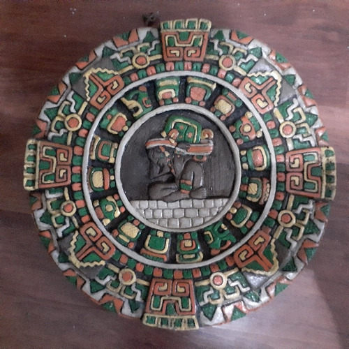 Calendario Maya En Yeso Made In Mexico