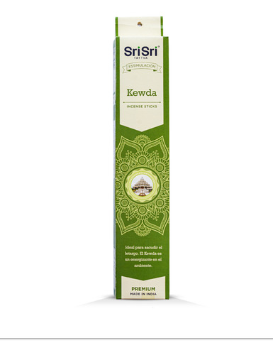 Sahumerios Premium Srisri De Flores Y Aromas De La India Fragancia Kewda