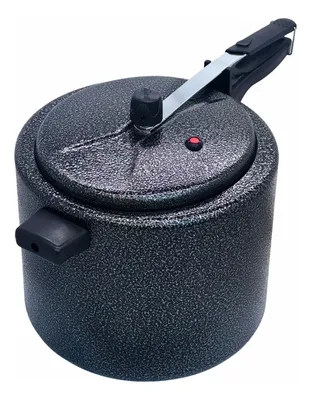 Panela de Pressão Triunfo Aluminio de 7 Litros cor Preto Craqueado