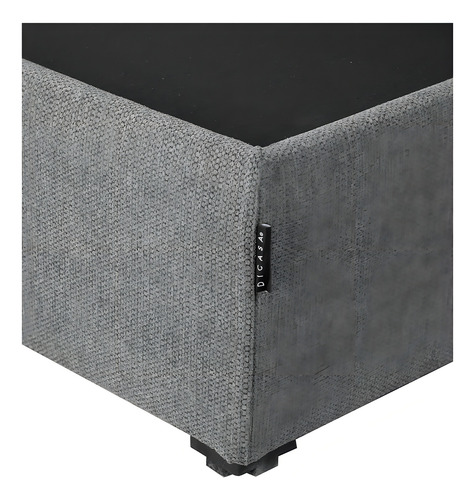 Base Cama King Size Dicasa Base Riva Gris