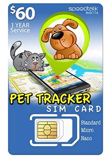 1 Año De Tarjeta Sim Para Rastreador Gps De Mascotas |...