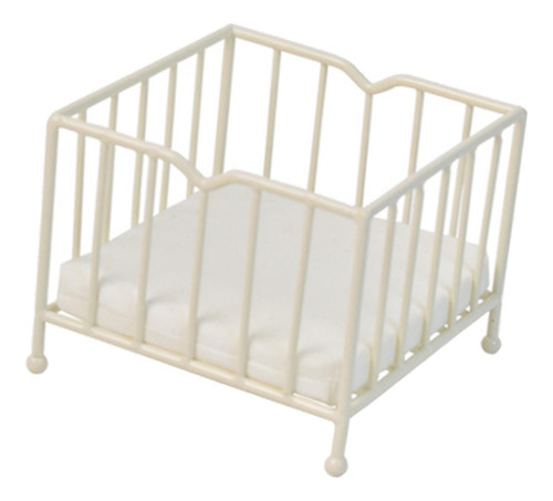 1/12 Scale Baby Bed Scenery Supplies Handmade Mini Model