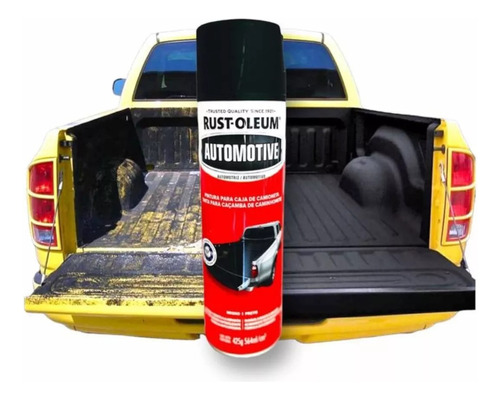 Pintura Para Caja Camioneta Pickup Rust Oleum Negro Mate