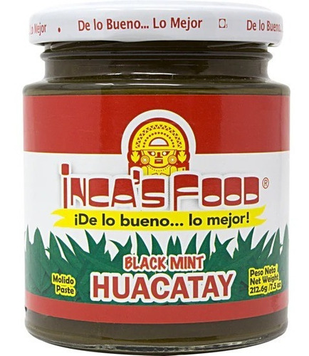 Huacatay Peruano En Pasta, Inca's Food De 212.6 Gramos