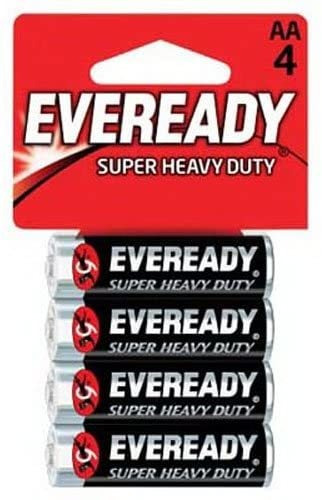 Eveready 1215sw 4-4-pack Aa Batería Súper Pesado Baterías,