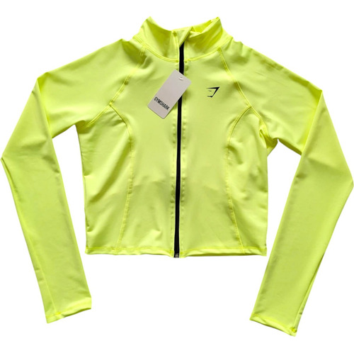 Sudadera Cierre Deportiva Casual Dama Fit Gym Sharkk Negro
