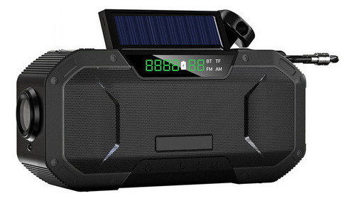 Radio De Manivela Con Energía Solar De Emergencia De 5000mah