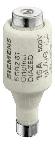 Fusível Diazed Retardado 16a 5sb261 Siemens