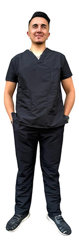 Uniforme Hombre Antifluido Medico Scrub + Obsequio