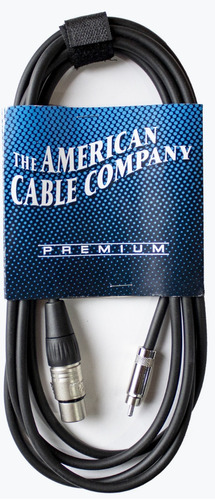 American Cable Xlrh-rc-10 Cable De Xlr A Rca No Balanceado